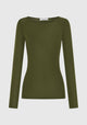 Morri Merino Round Neck_Avocado