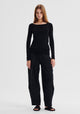 Morri Merino Round Neck_Black