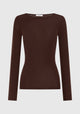 Morri Merino Round Neck_Espresso