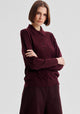 Oxford Merino Knit Polo_Pinot