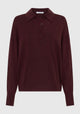 Oxford Merino Knit Polo_Pinot