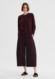 Oxford Merino Knit Pullover_Pinot