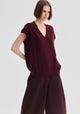 Oxford Merino Knit Vest_Pinot