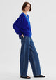 Payton V-Neck Merino Knit Pullover_Cobalt
