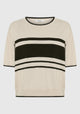 Regatta Knit Tee_Khaki/Ecru