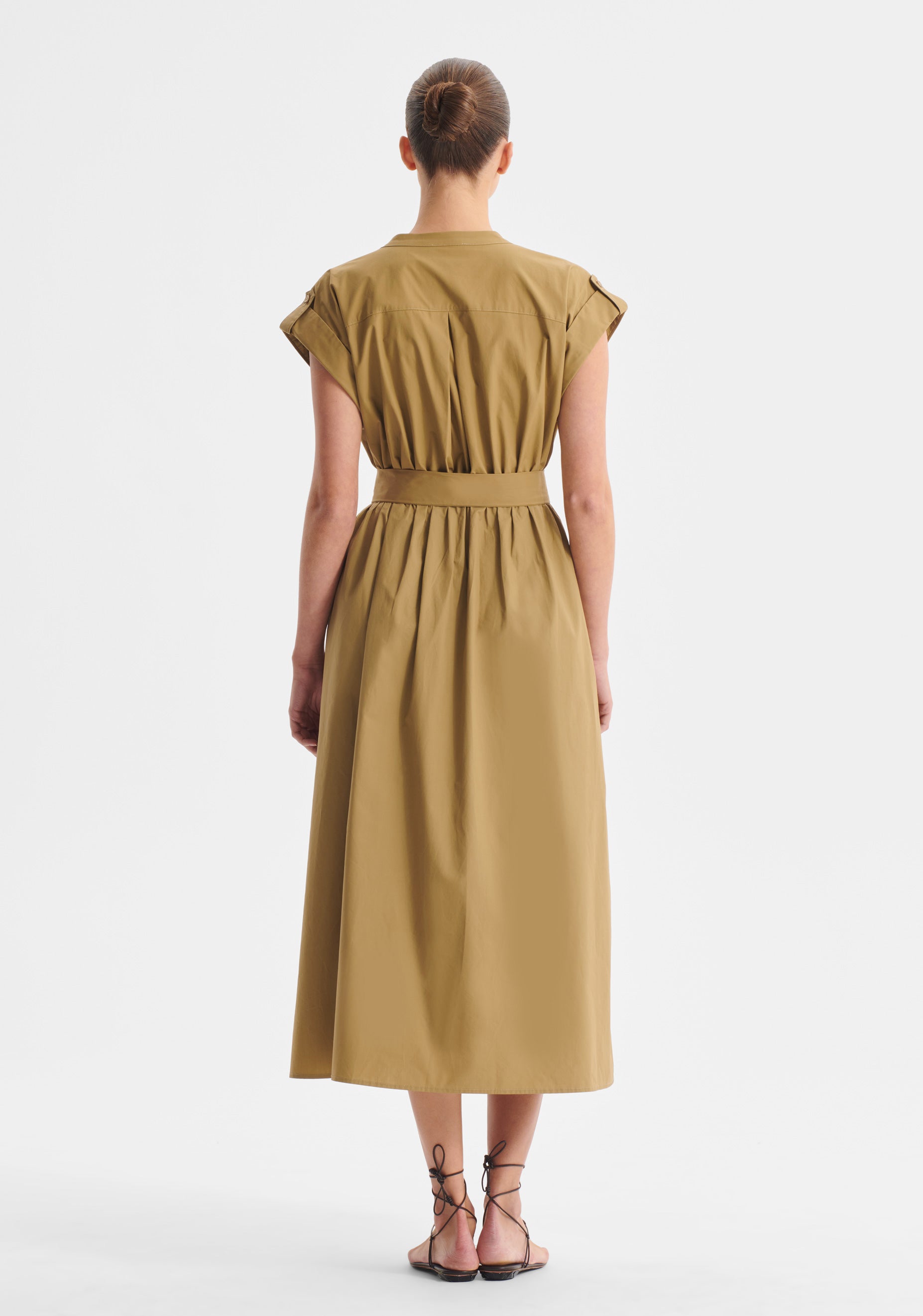 Romy Shirt Dress_Army