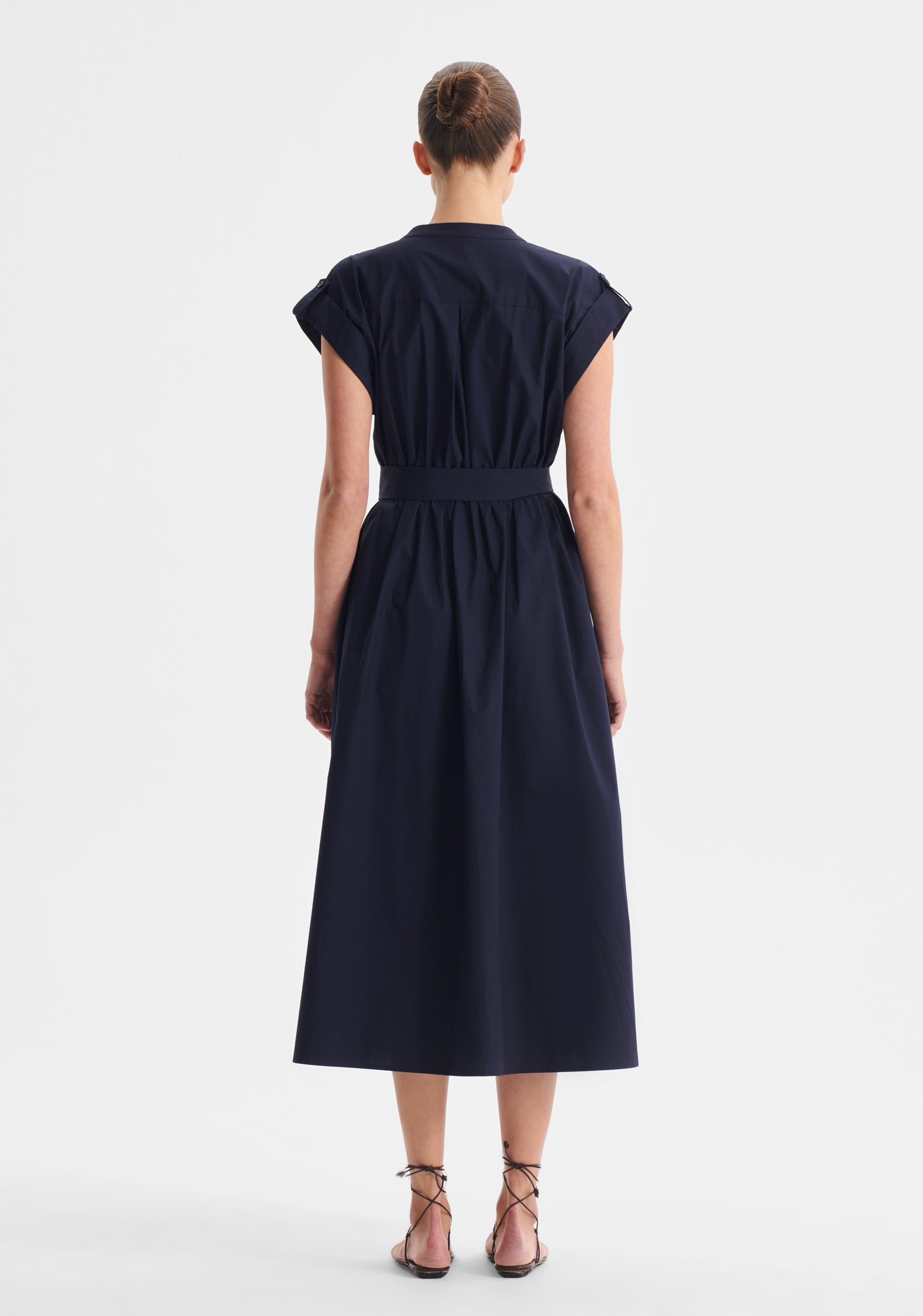 Romy Shirt Dress_Navy