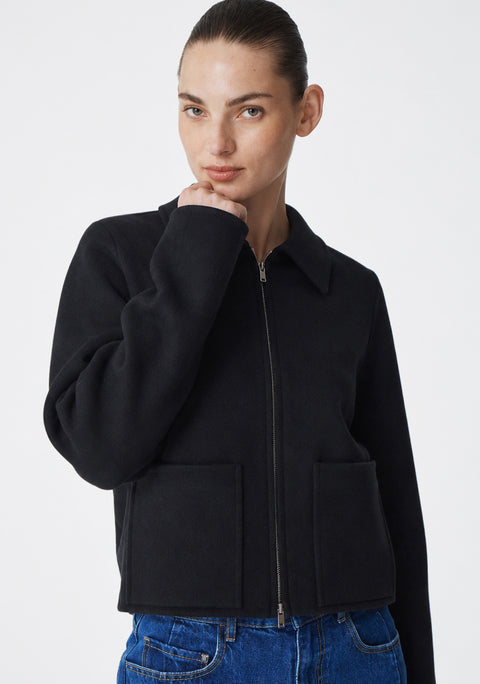 Ronan Knit Jacket _Black