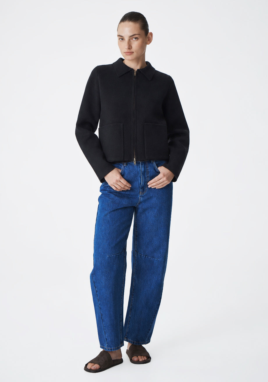 Ronan Knit Jacket _Black – Morrison