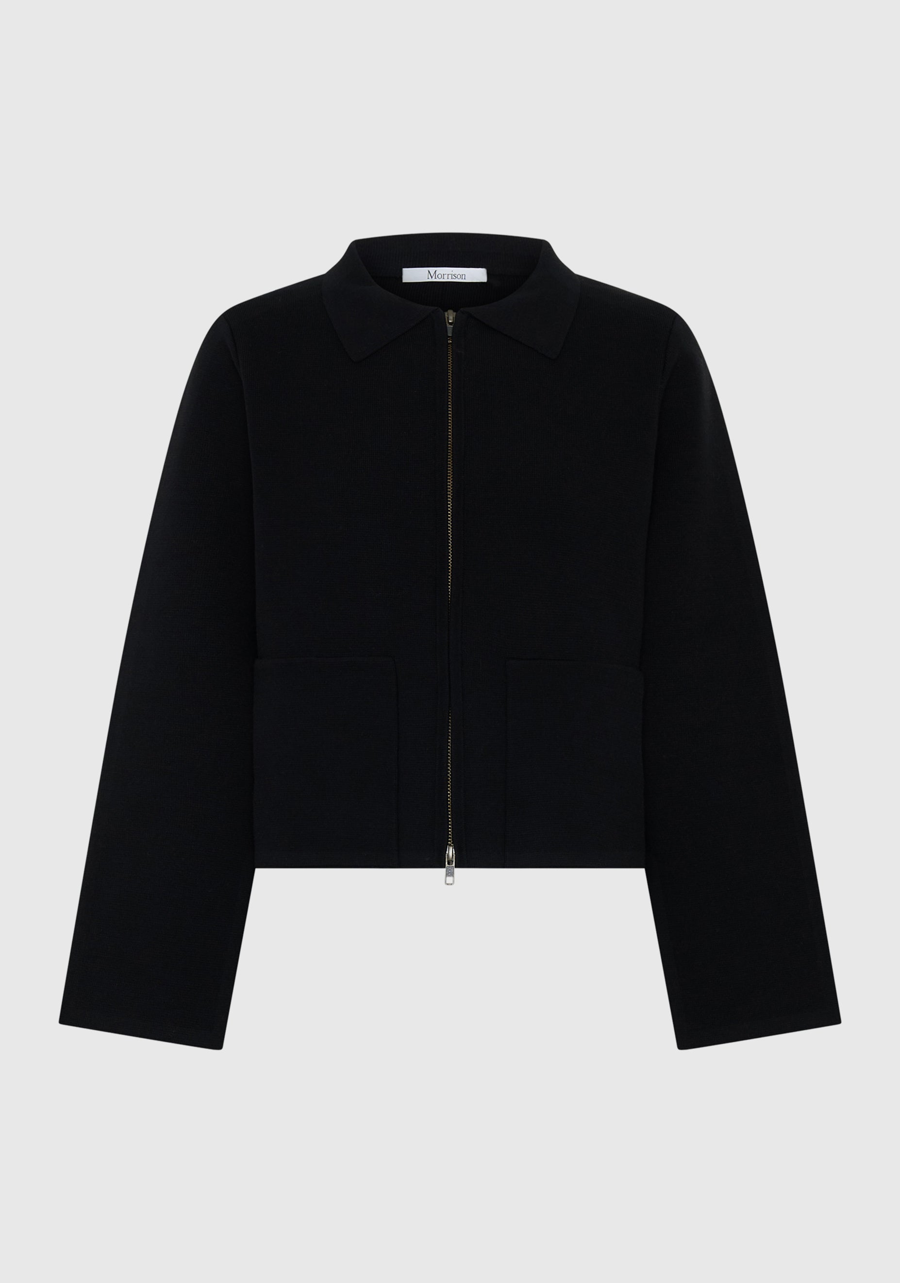 Ronan Knit Jacket _Black – Morrison