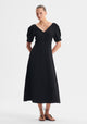 Sienna Midi Dress_Black