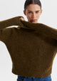 Solenne Knit Pullover_Khaki