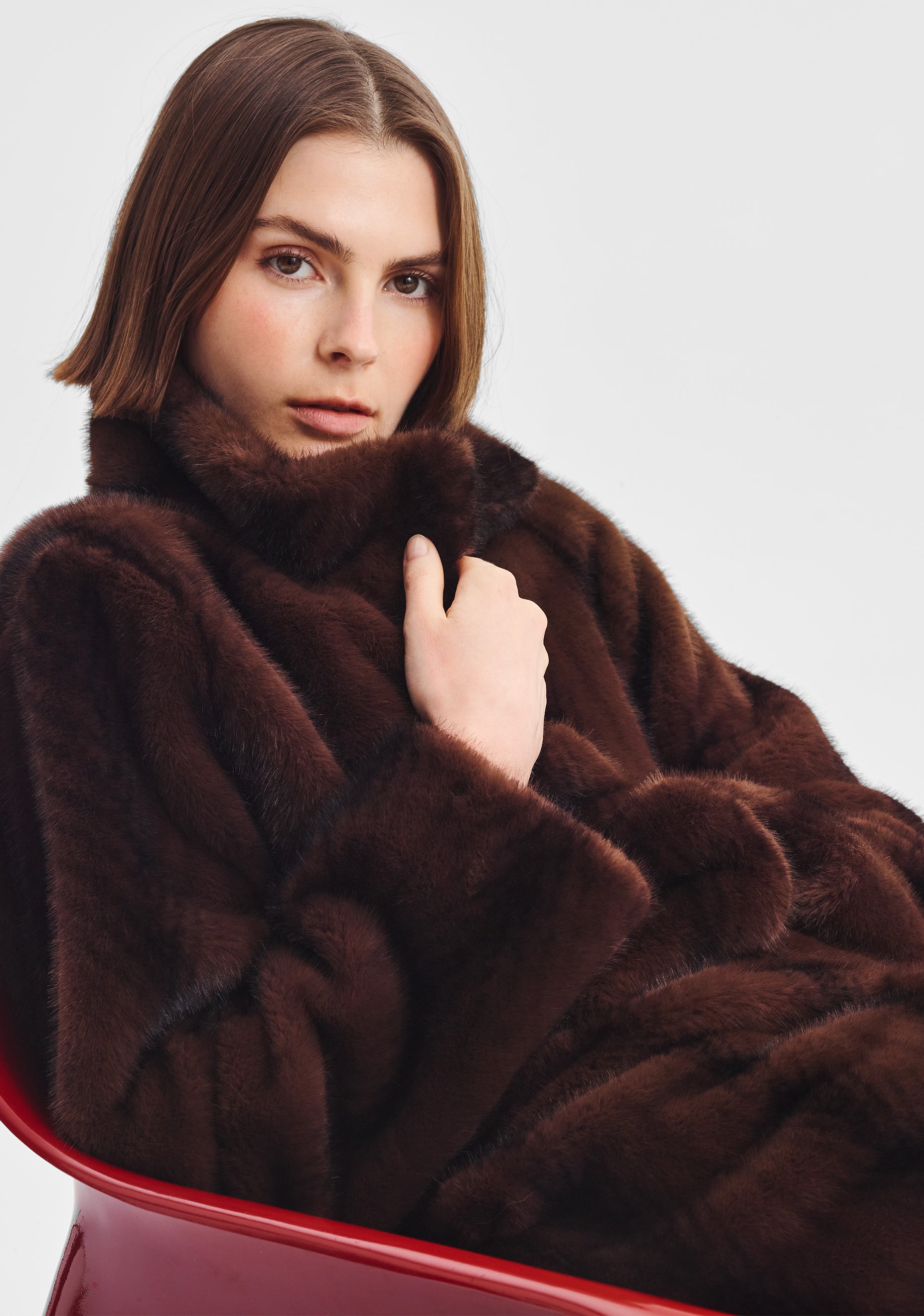 Stevie Fur Coat_Espresso – Morrison
