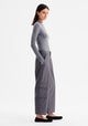 Talia L/S Merino Knit Top_Grey Marl
