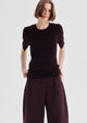 Talia Merino Knit Tee_Espresso