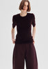 Talia Merino Knit Tee_Espresso