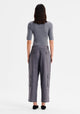 Talia Merino Knit Tee_Grey Marle