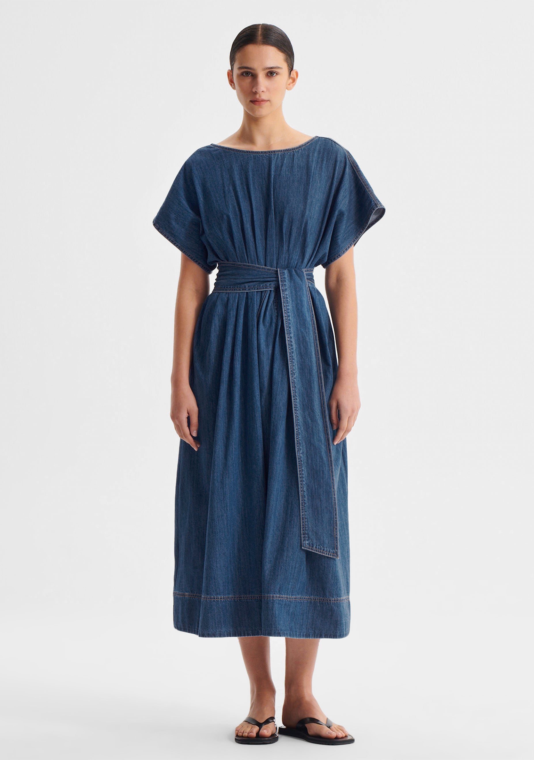 Tatum Denim Dress_Blue