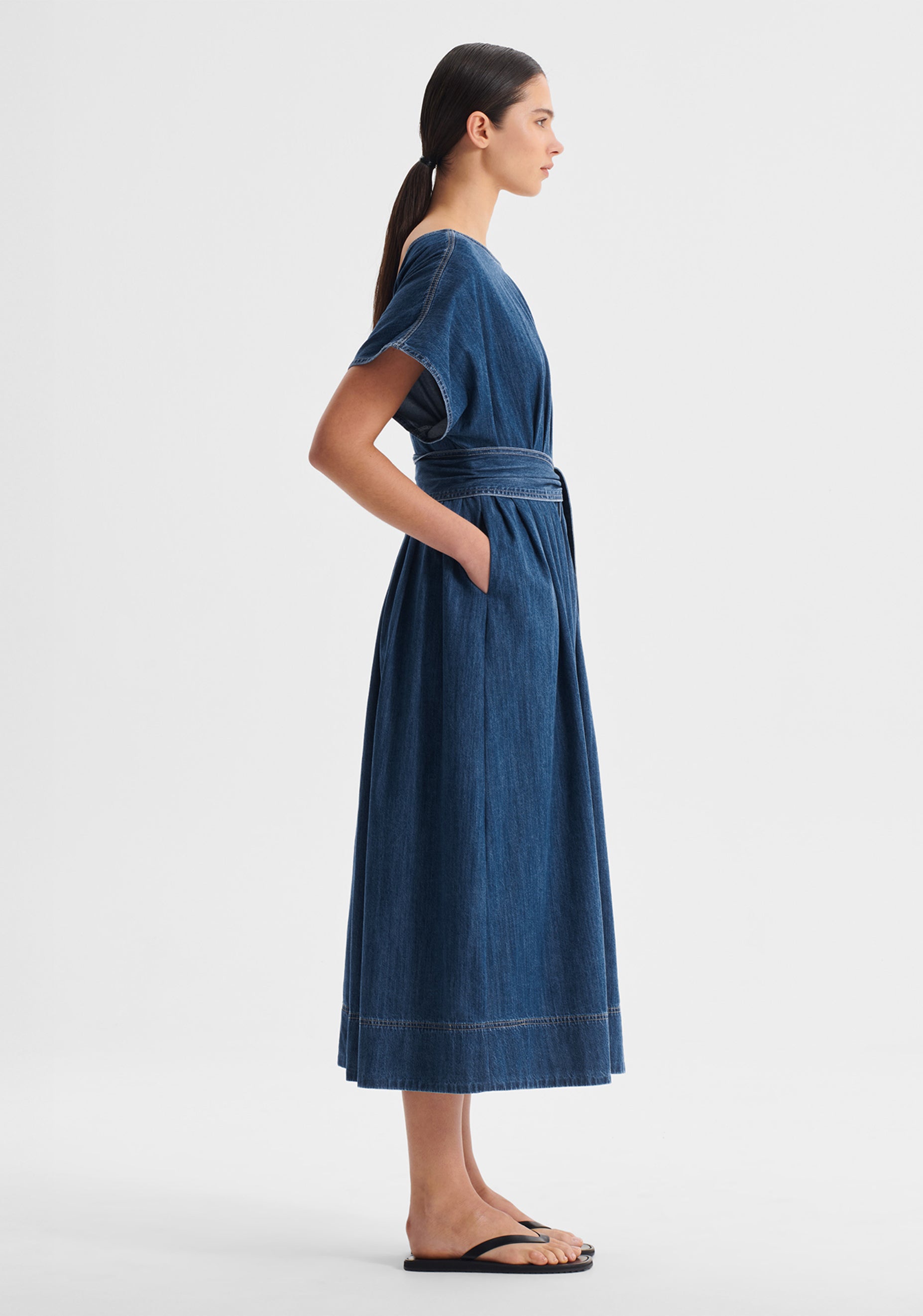 Tatum Denim Dress_Blue