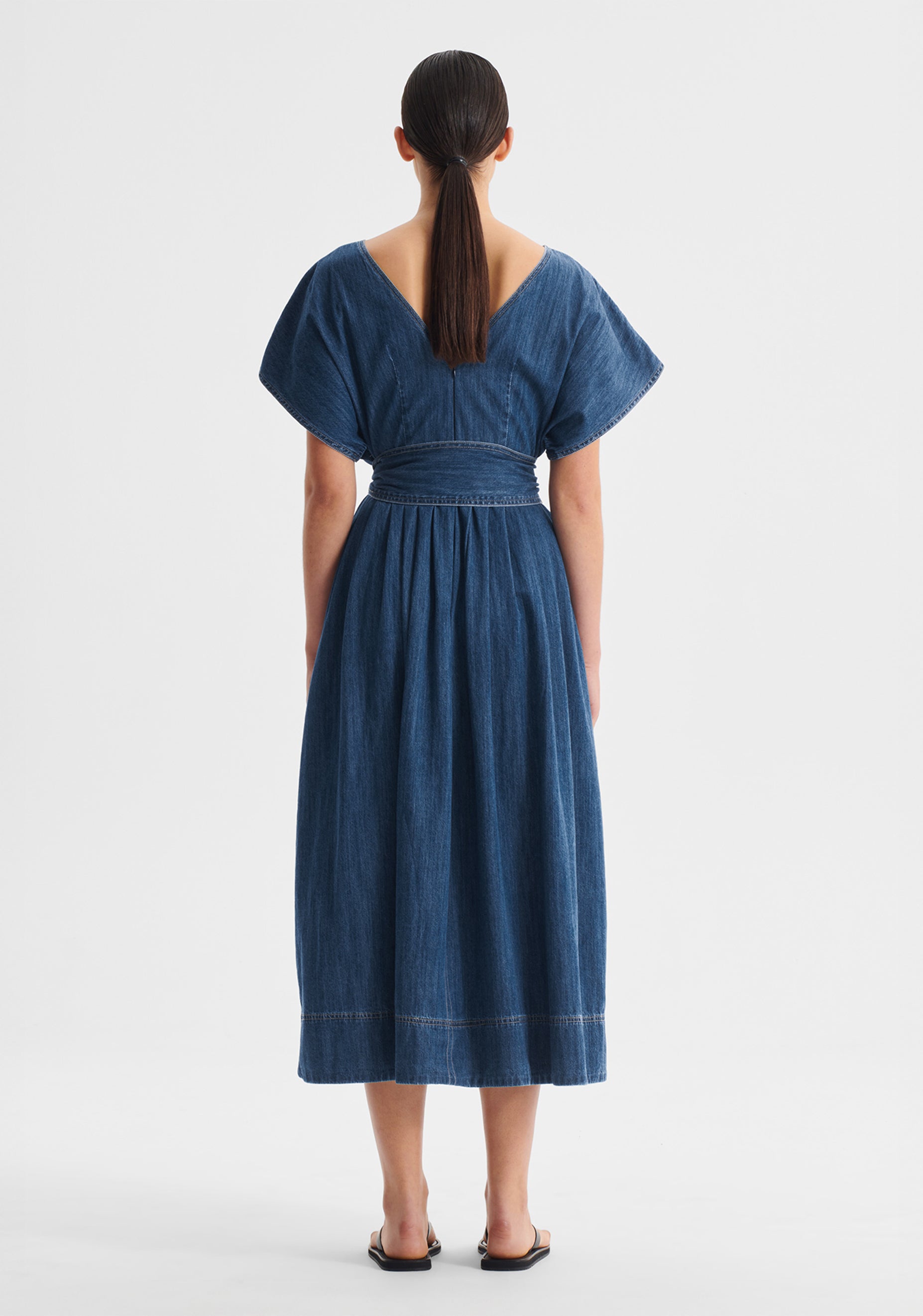 Tatum Denim Dress_Blue