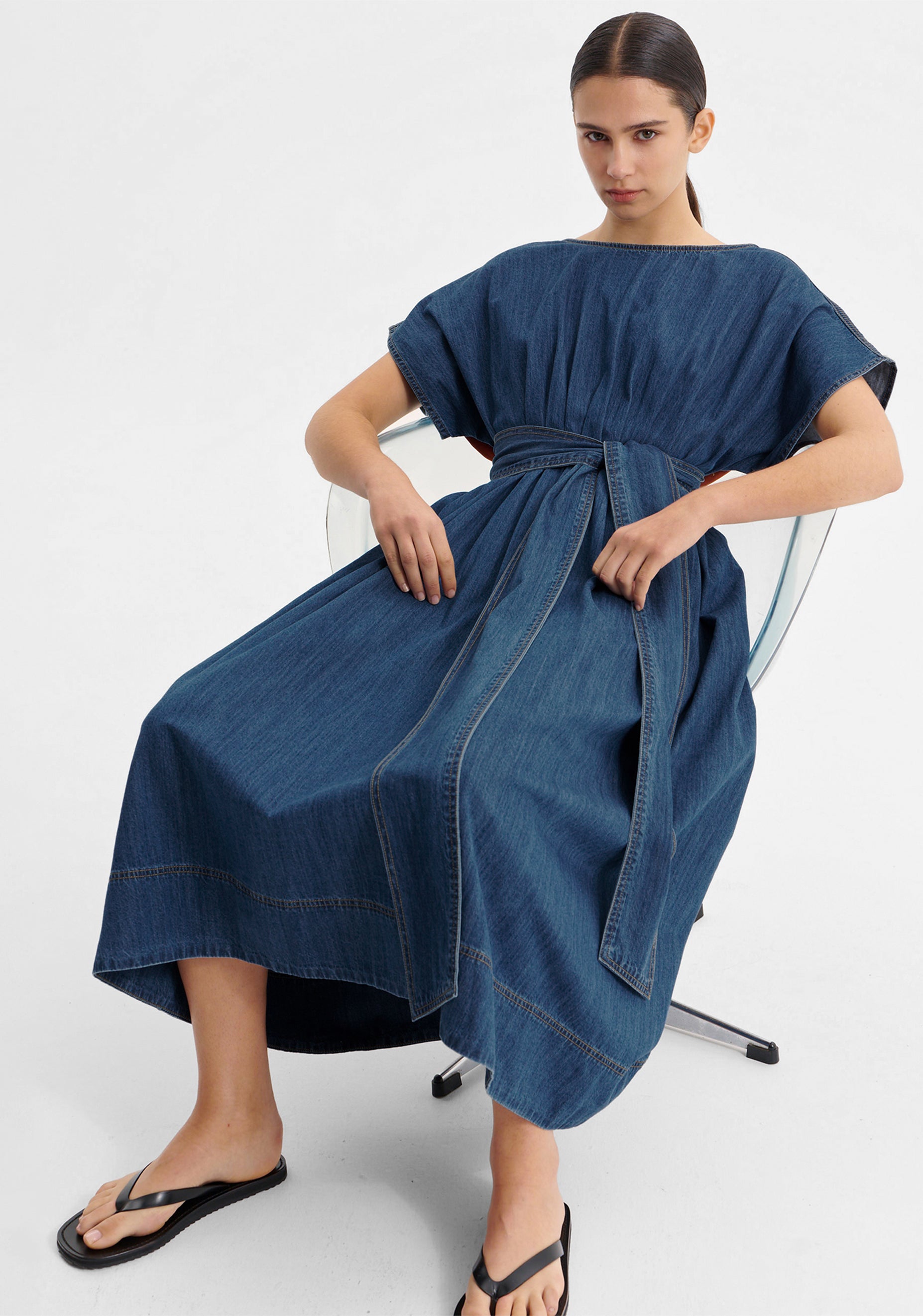 Tatum Denim Dress_Blue