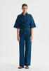 Tatum Denim Wrap Shirt_Blue