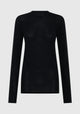 Theodore Fine Merino Knit Top_Black