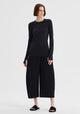 Theodore Fine Merino Knit Top_Charcoal