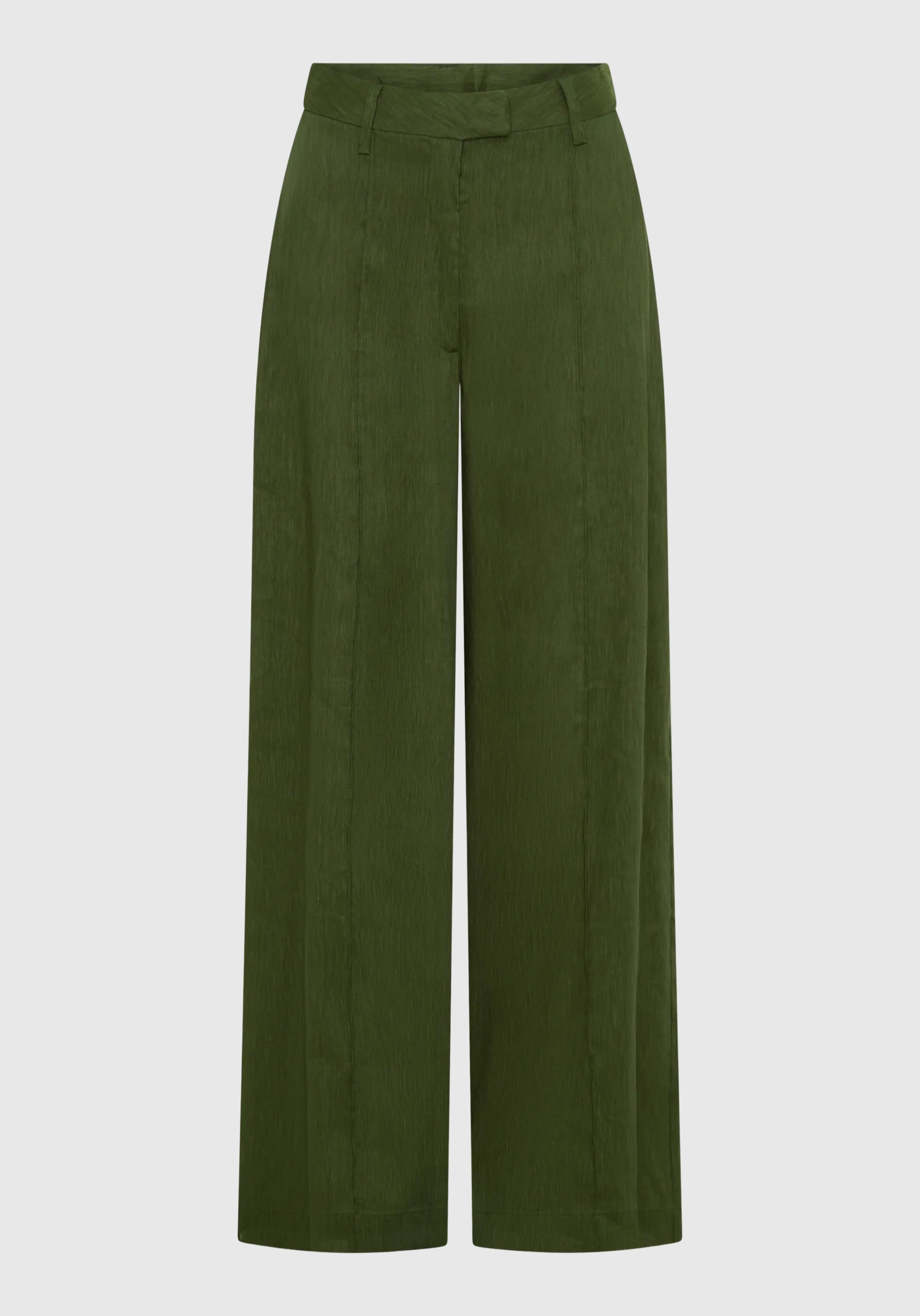 Victoria Pintuck Pant_Chive