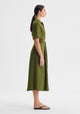 Victoria S/S Shirt Dress_Chive