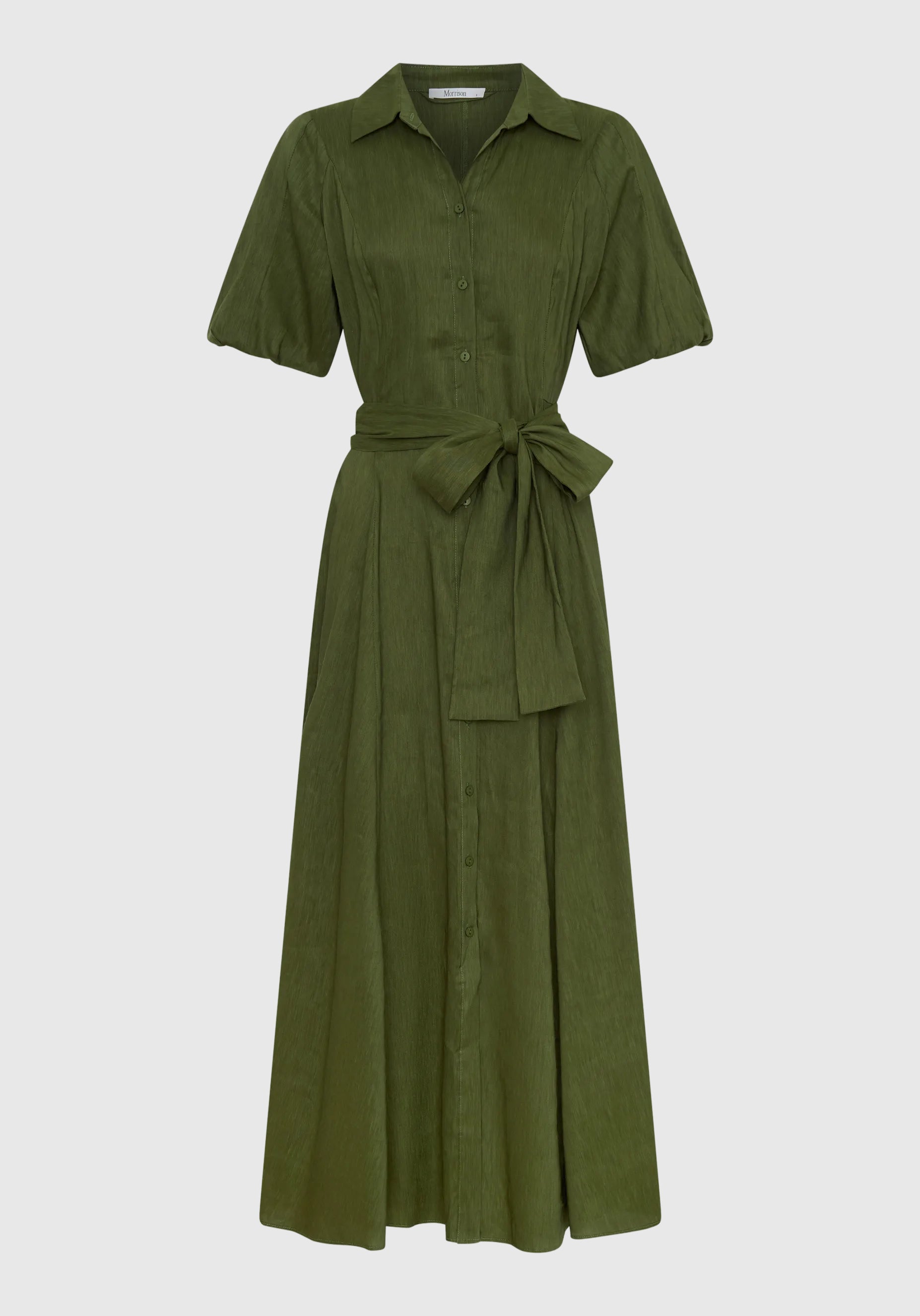Victoria S/S Shirt Dress_Chive