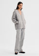 Zoe Knit Cardigan_Grey Marle