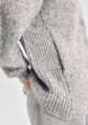Zoe Knit Cardigan_Grey Marle