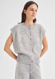 Zoe Knit Vest_Grey Marle