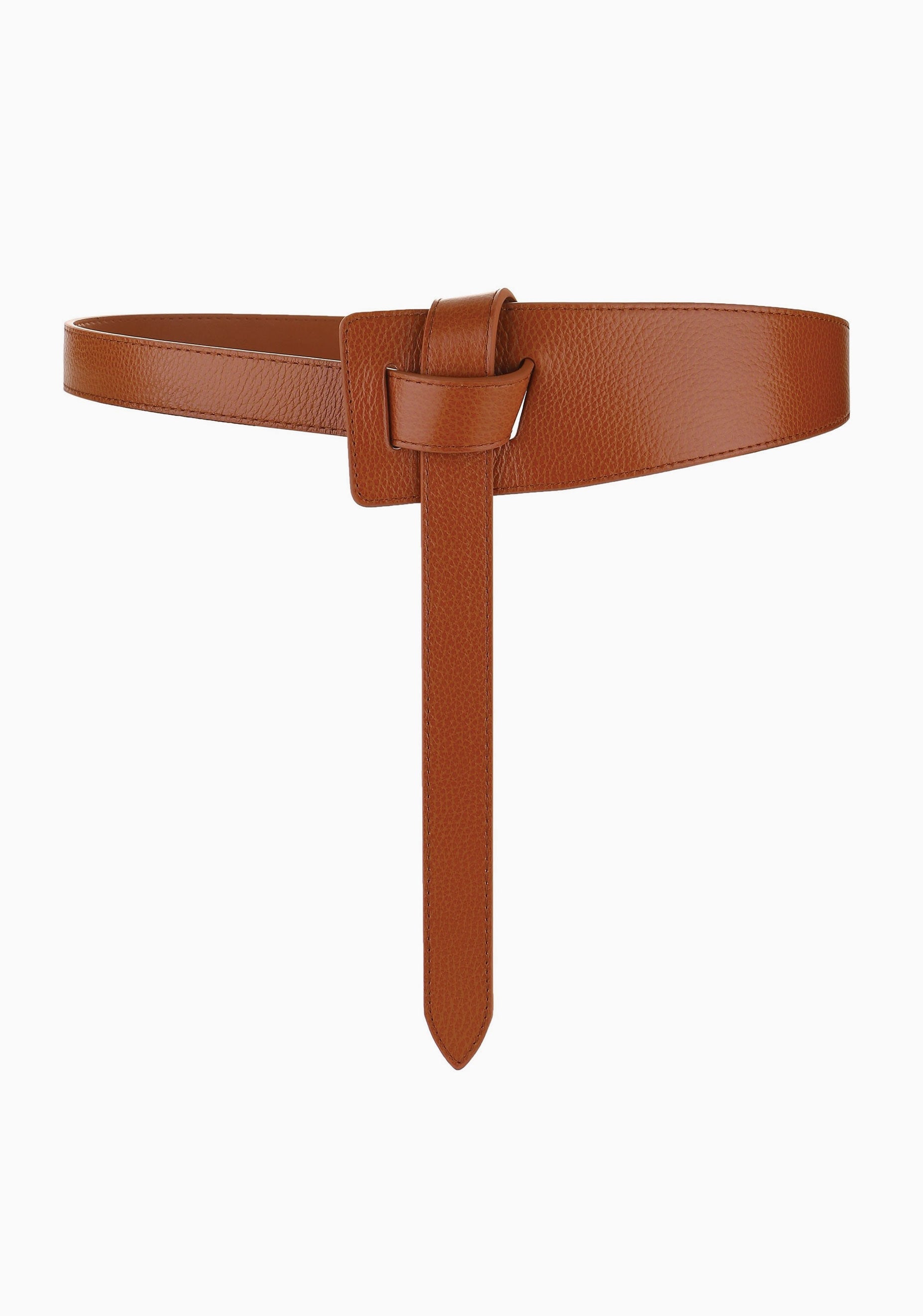 Katya Leather Belt_Tan