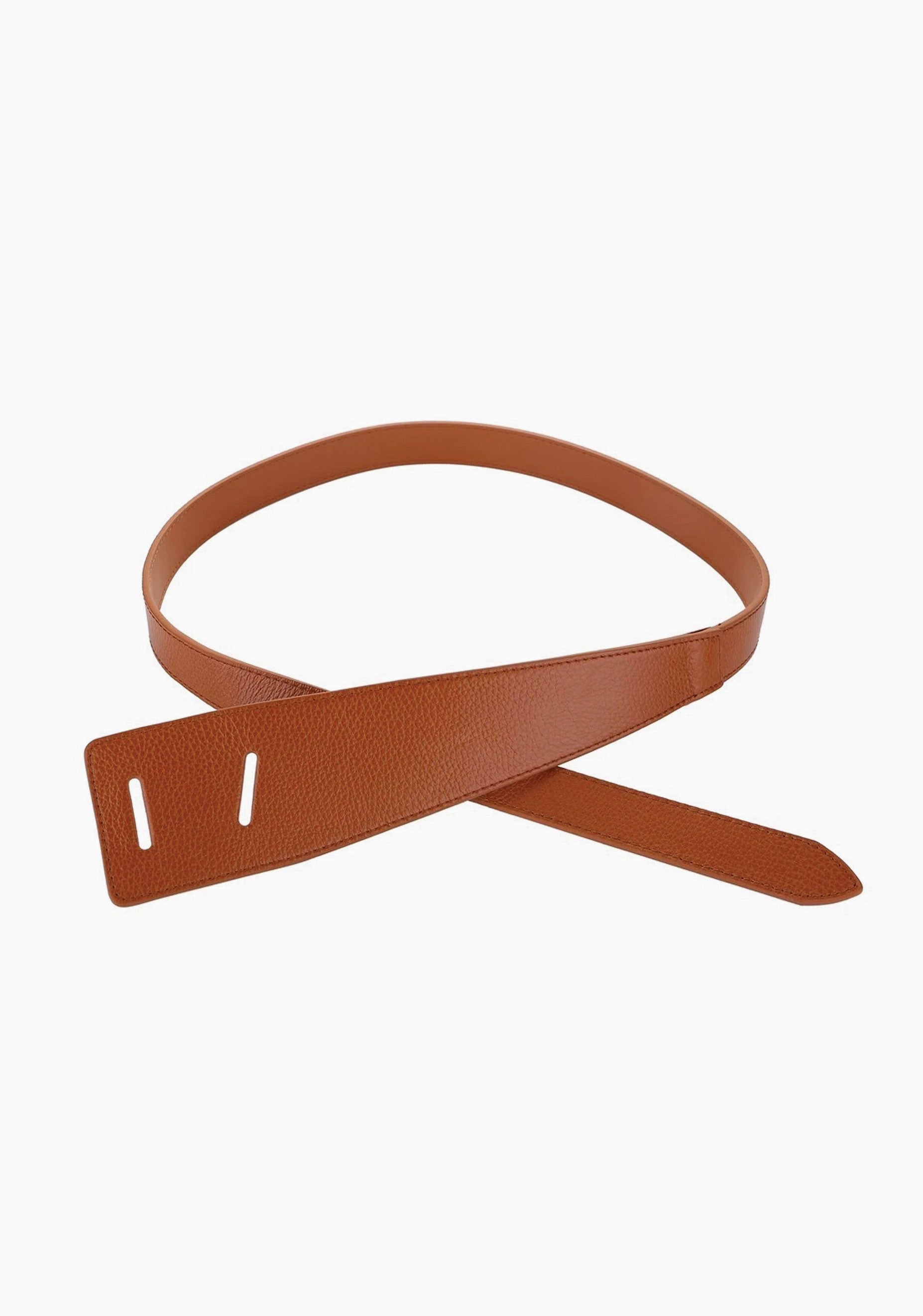 Katya Leather Belt_Tan