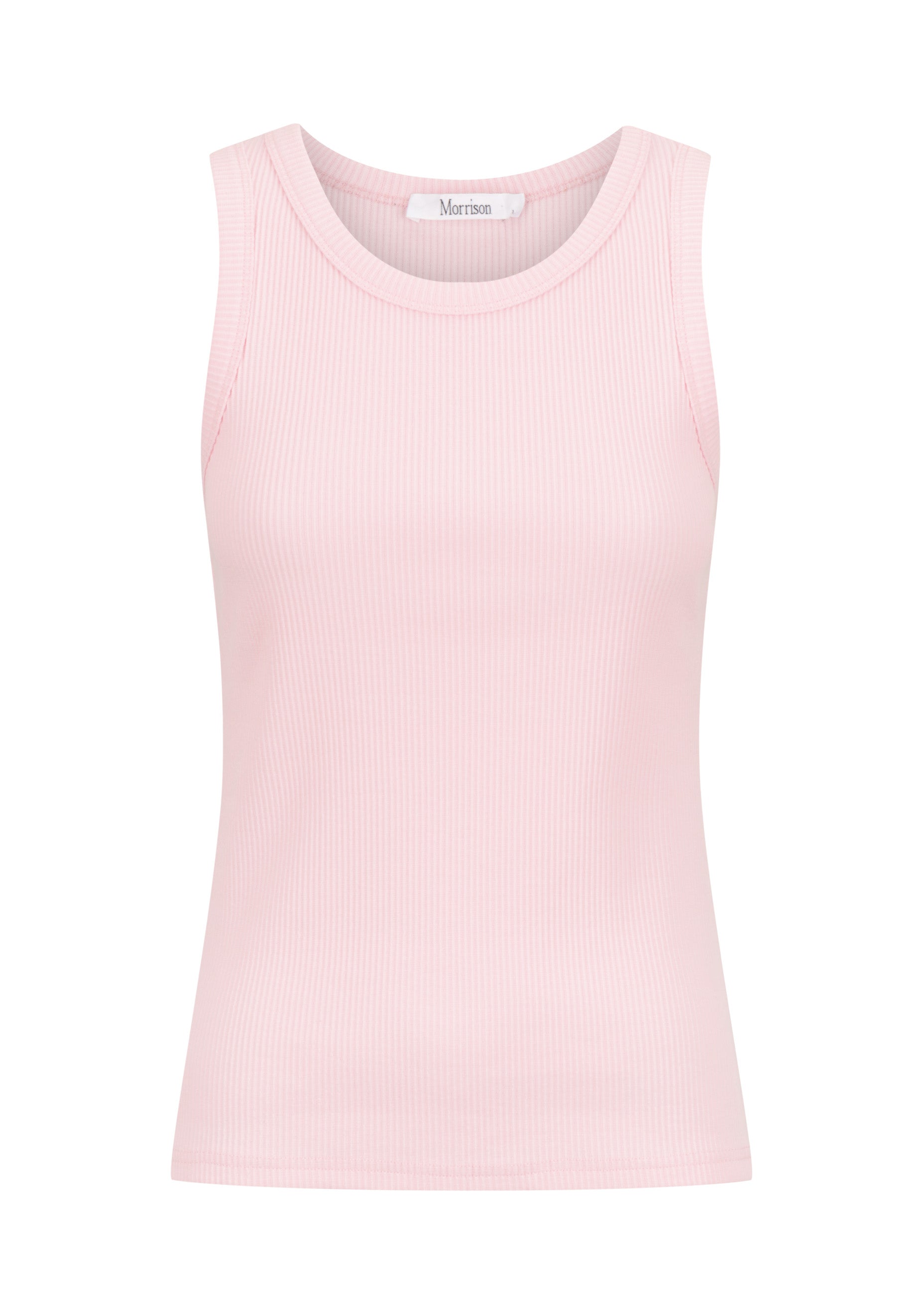 Rick Majors Cubic Knit Tight Tank Top Pink