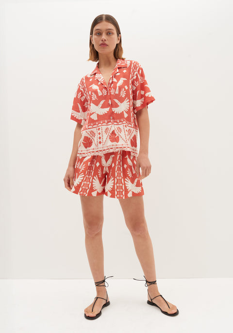 Estella Linen Short_Print