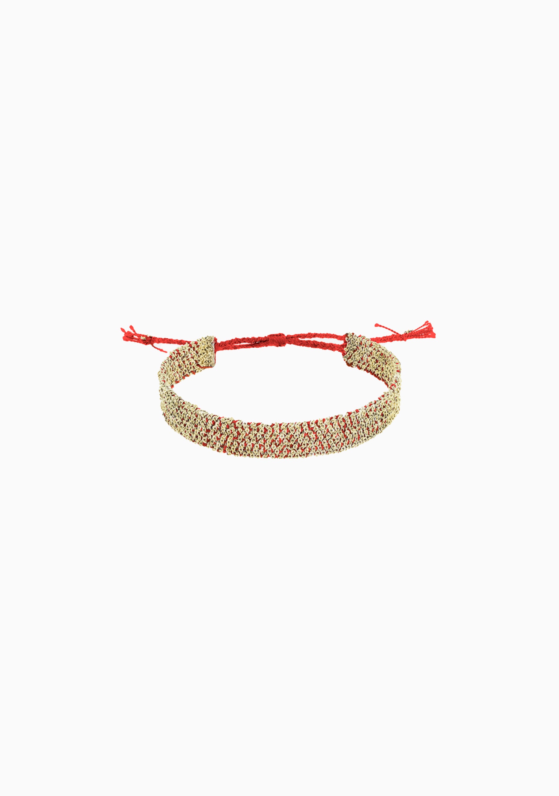 Chain Bracelet_Gold Red