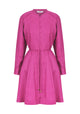 Tilly Linen Dress_Fuchsia