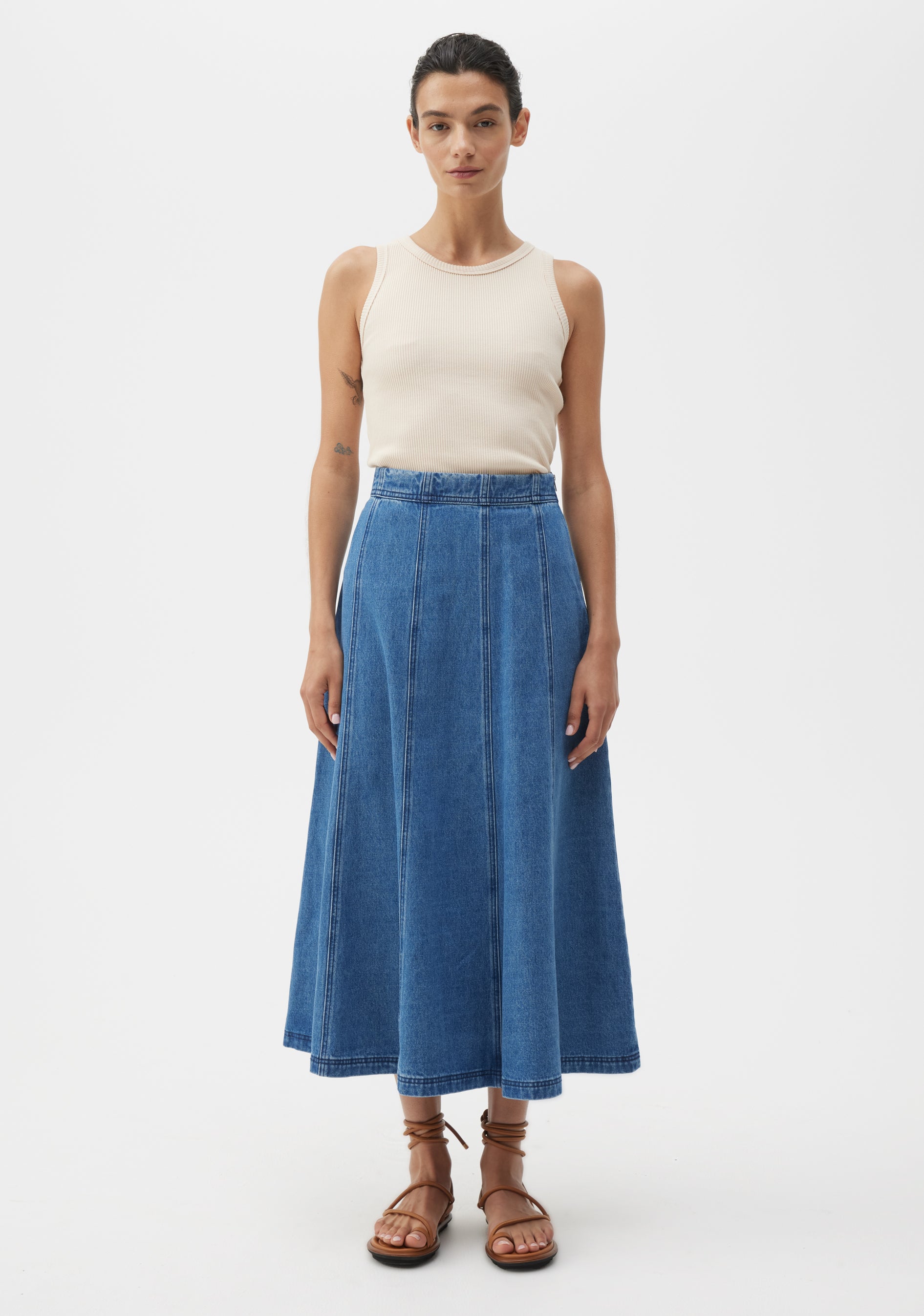 Amiko Denim Skirt_Blue