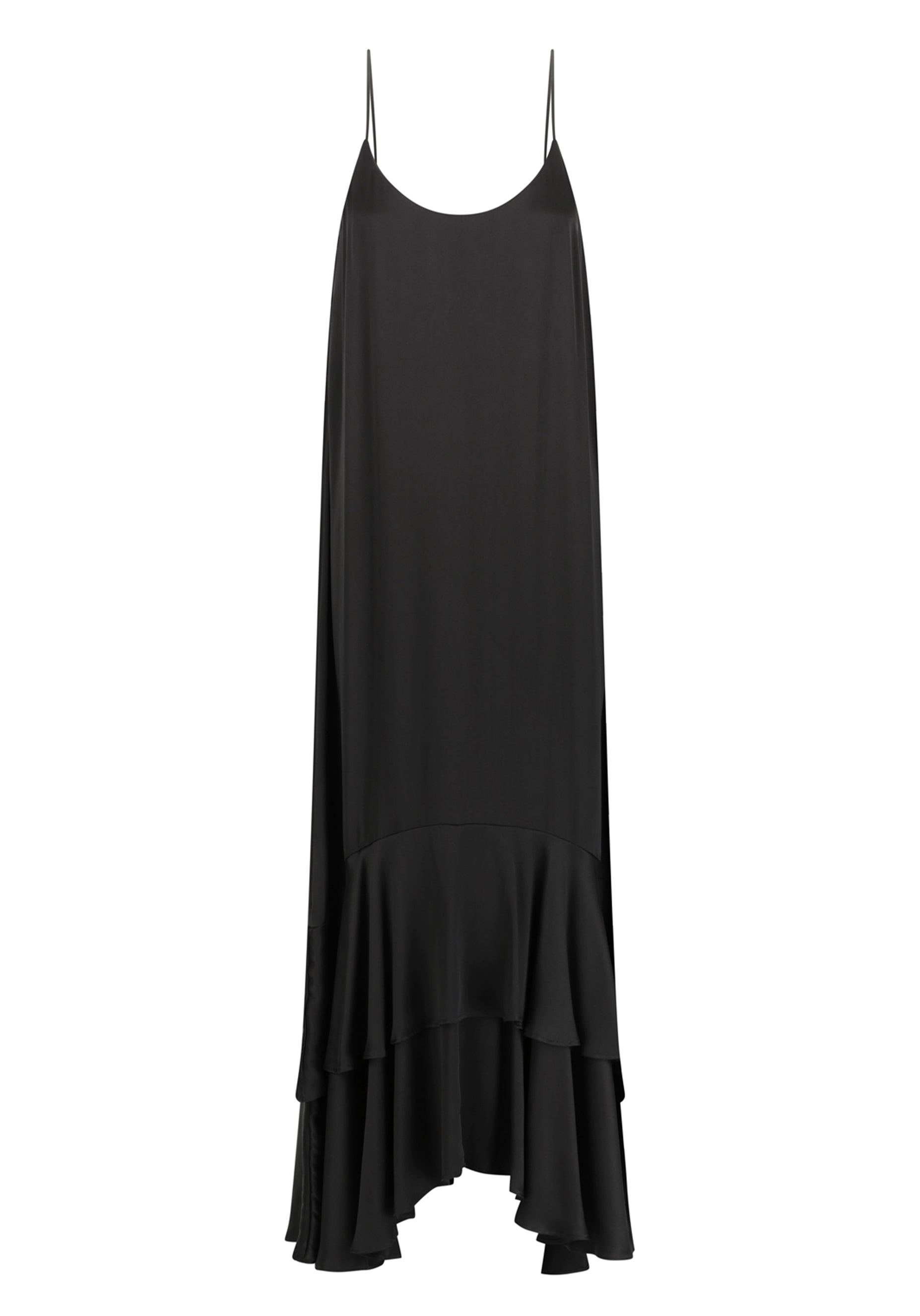 Anais Silk Maxi Dress_Black