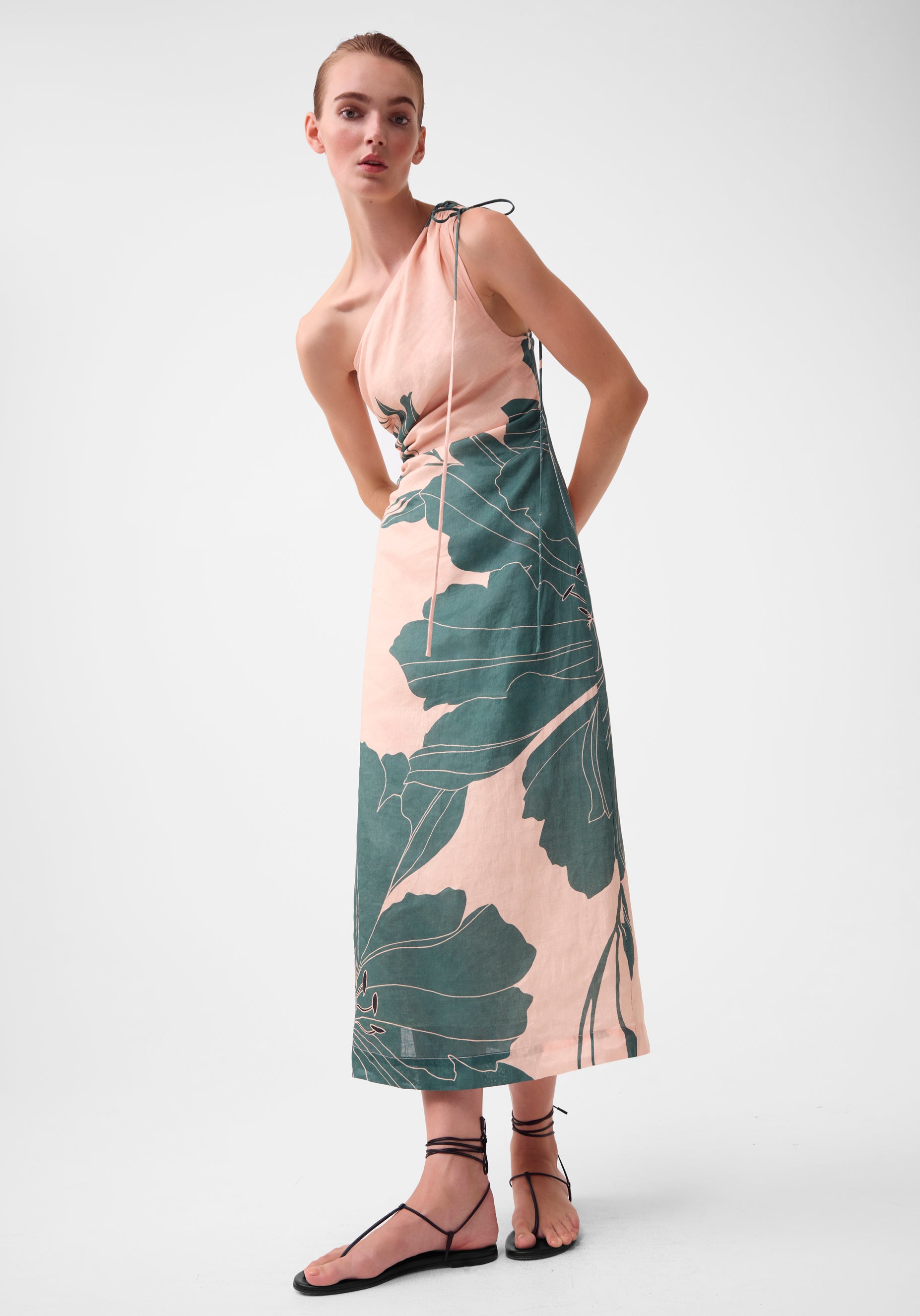 Elias Linen Dress_Print