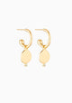 Field Hoop Earrings_Gold