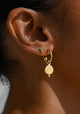 Field Hoop Earrings_Gold