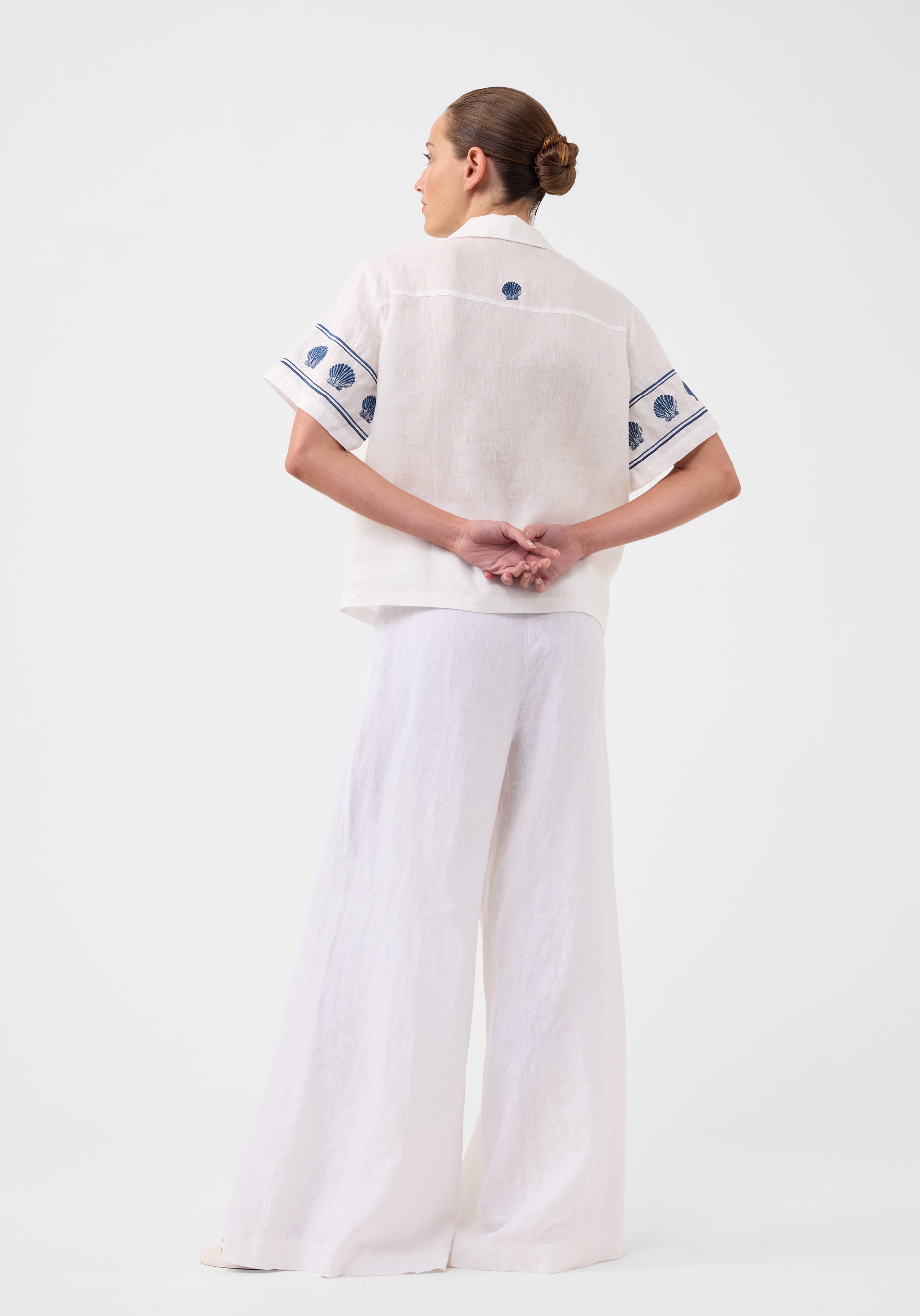 Kari Linen Pant_White