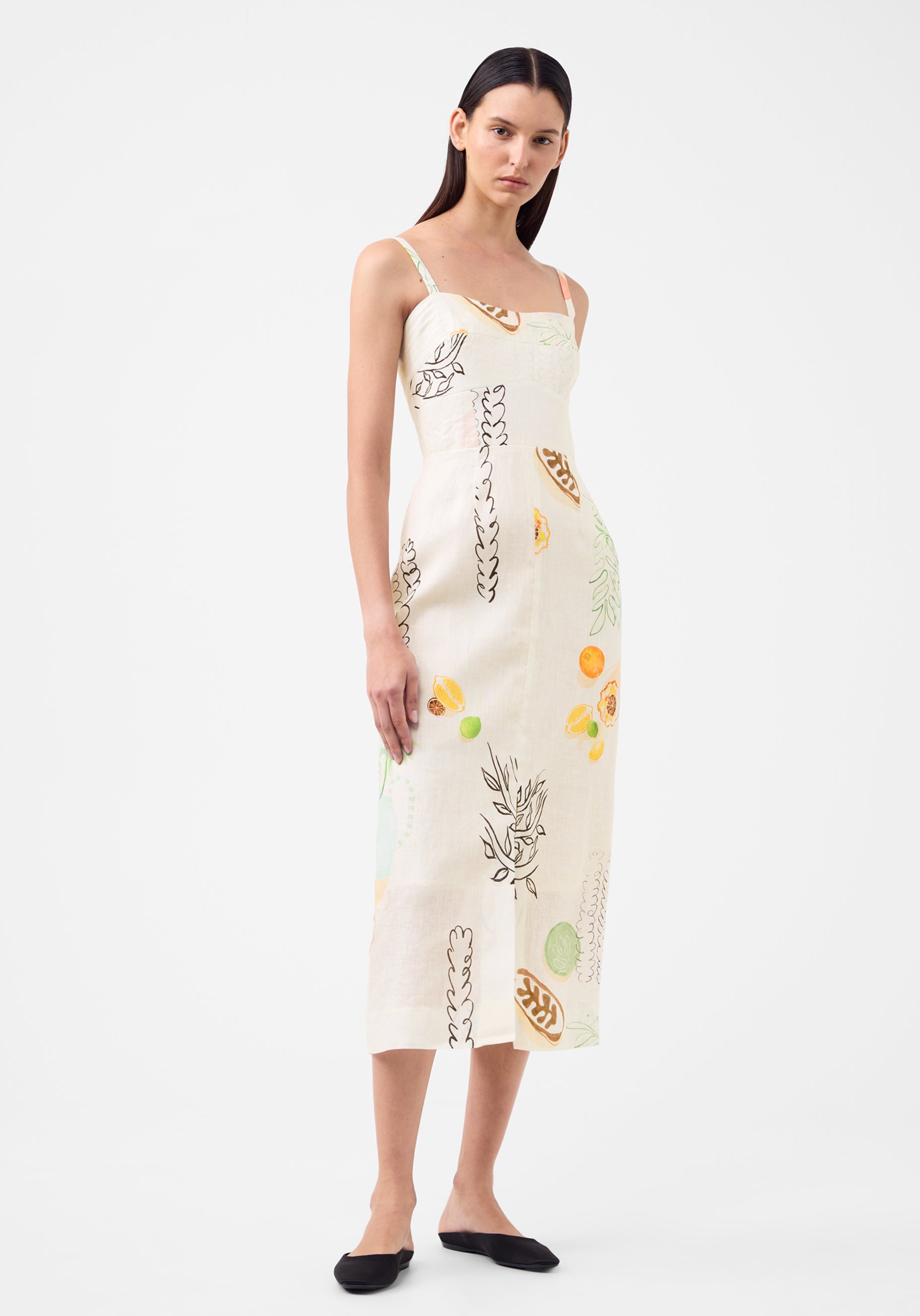 Maison Linen Dress_Print