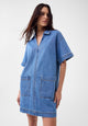 Romeo Denim Dress_Blue