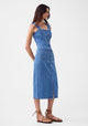 Romeo Denim Midi Dress_Blue