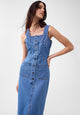 Romeo Denim Midi Dress_Blue